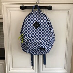 Parkland Franco Backpack - Checkered blue and white - unisex